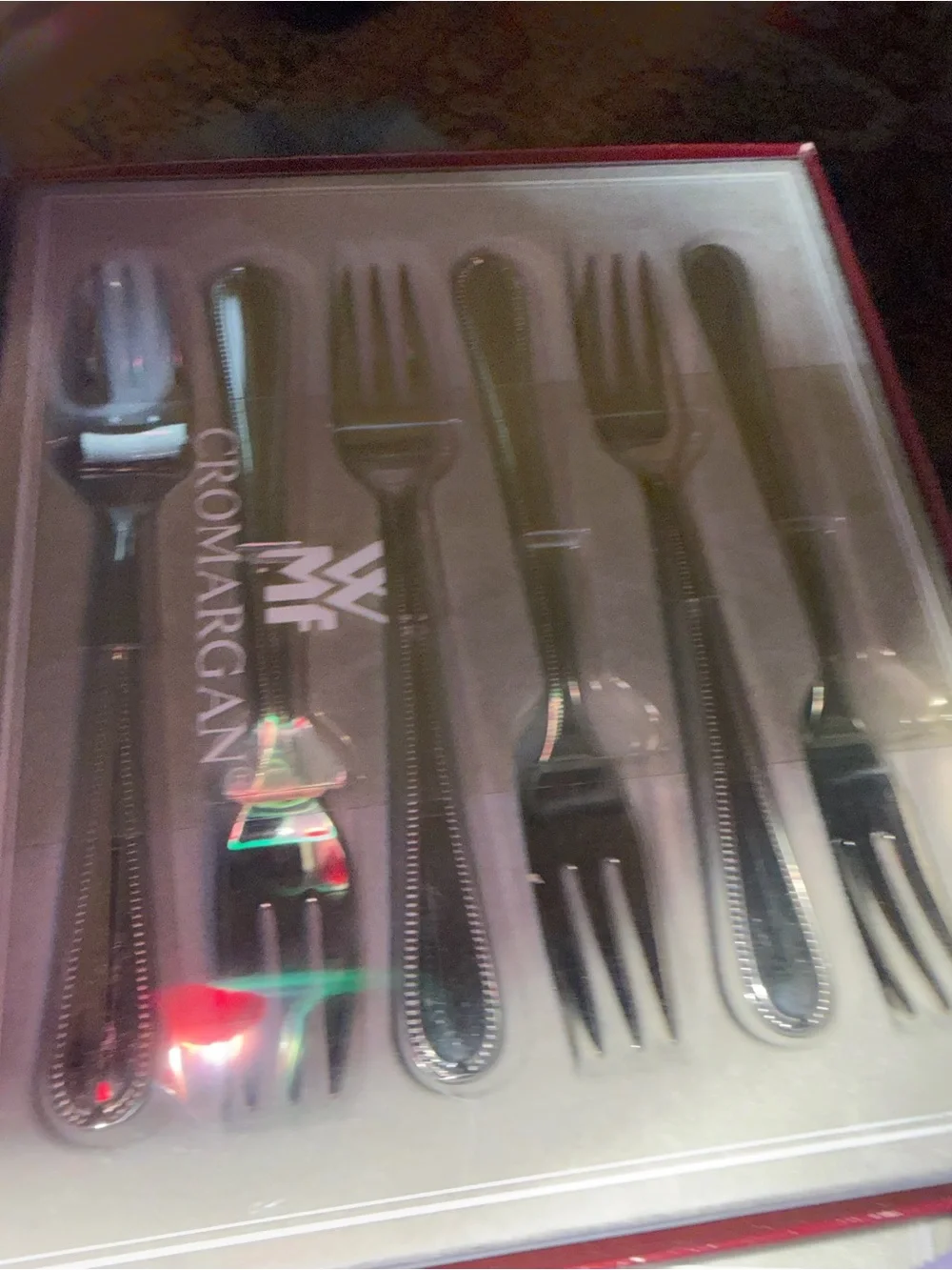 Cromargan Stainless Steel Appetizer Fork Set - Silver - Picture 2 of 7